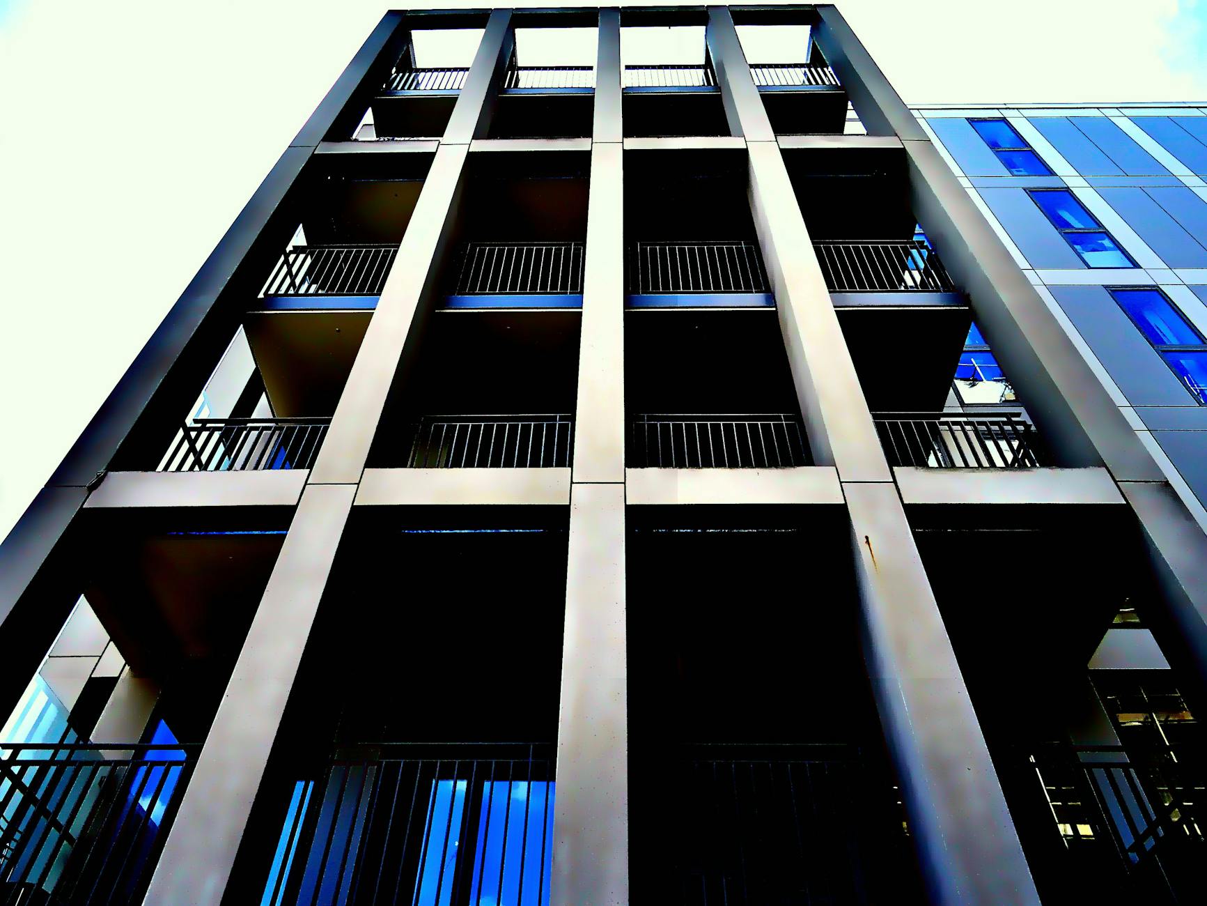 Modernes WDVS-Wohngebäude