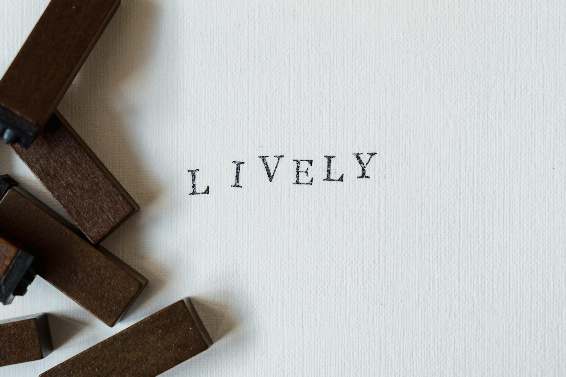 Letterpress-Detail