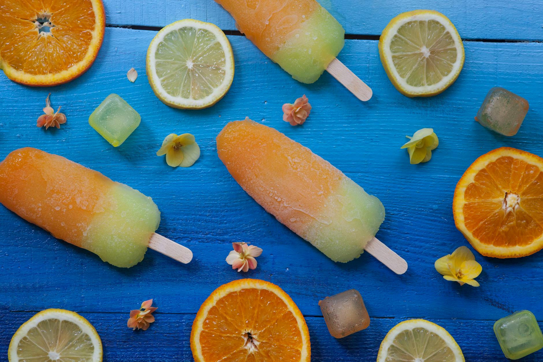 Eis am Stiel sortiert nach Farben