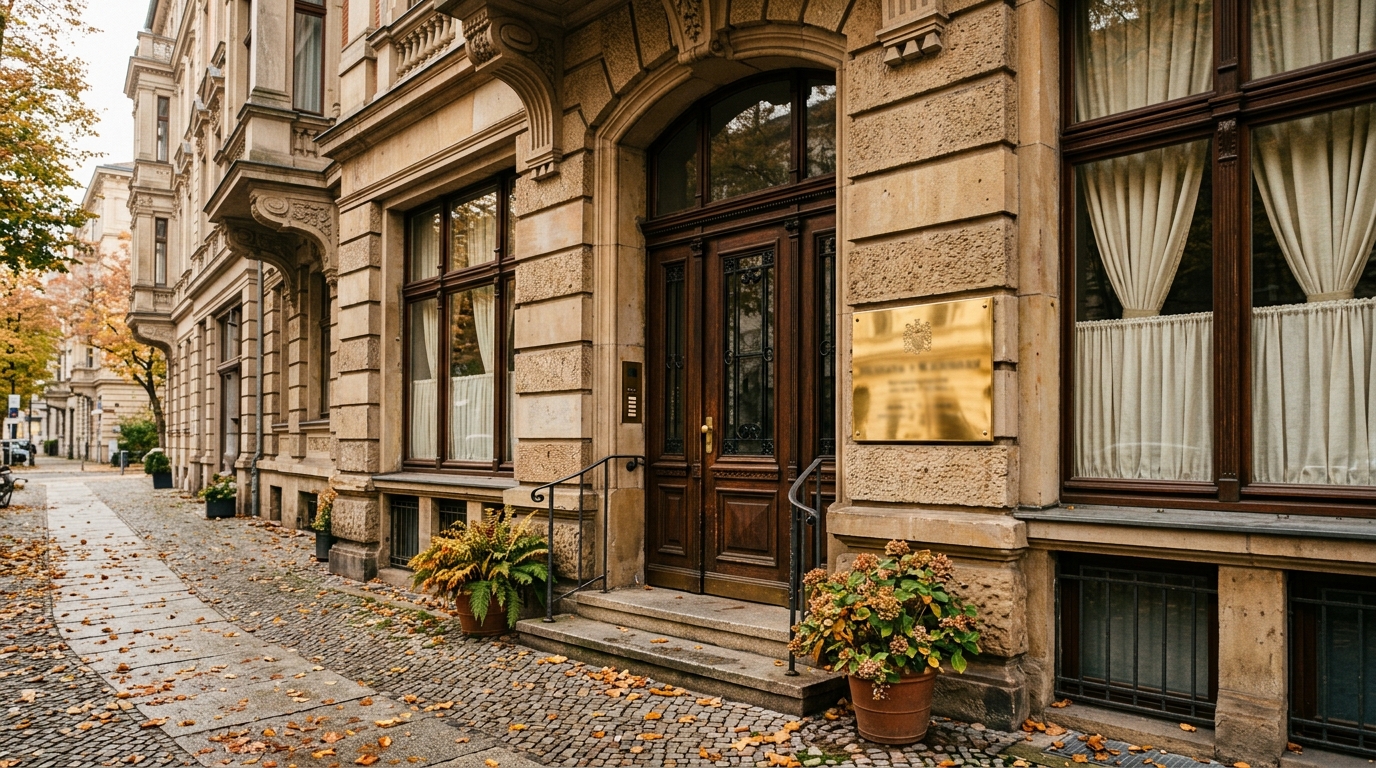 Außen­ansicht der Kanzlei